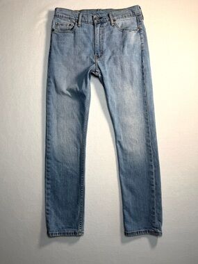 Levi's Men 513 Slim Straight Med-Dark Wash Actual Size 32 X 30 READ DESCRIPTION